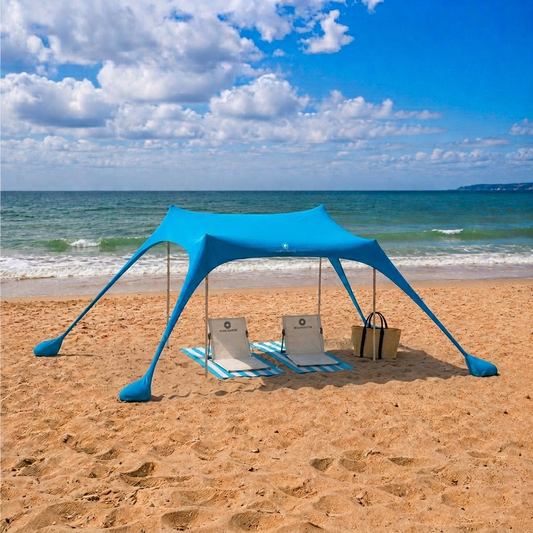 Shady Base for Two Bundle - 1x Canopy + 2x Towels + 2x Chairs